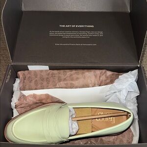 Franco Sarto Light Green Loafers